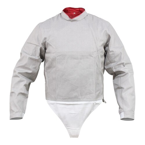Chaquetín Inoxidable Eléctrico para Sable Fire Sports Esgrima Zurdo/Izquierdo