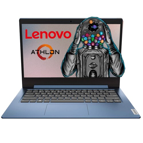 Laptop Lenovo Ideapad 1 14ADA05 Procesador Athlon Silver 3050e Ram 4Gb Disco en Estado Solido 128GB Pantalla 14 Pulgadas Windows 10