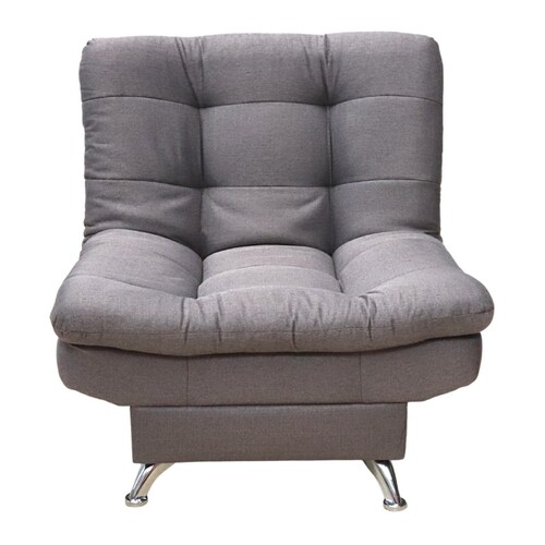Sillón Individual Moderno Ocasional Reclinable Gris