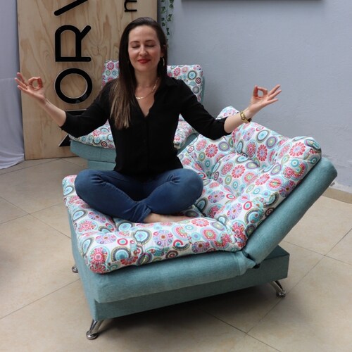 Sillón Ocasional Pequeño Moderno Estampado