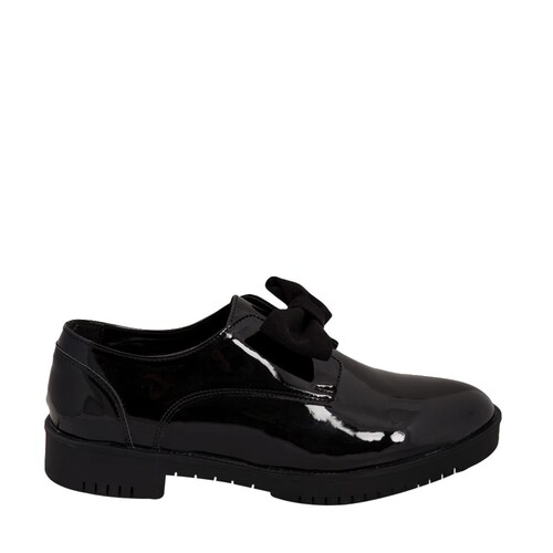 Zapato Escolar Casual Choclo Vi Line Fashion color Negro para Mujer/Niña 1004 179643