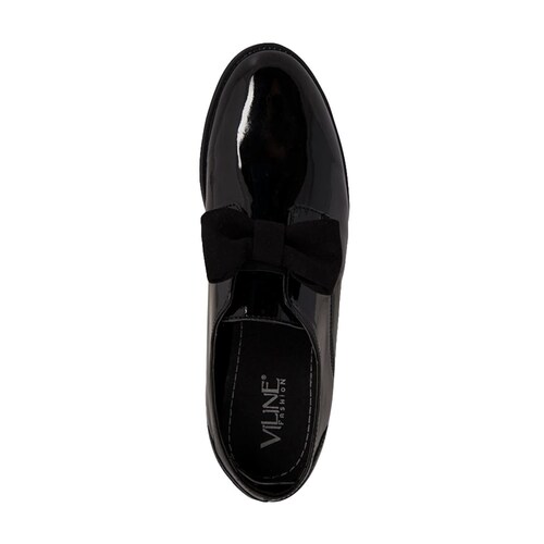 Zapato Escolar Casual Choclo Vi Line Fashion color Negro para Mujer/Niña 1004 179643