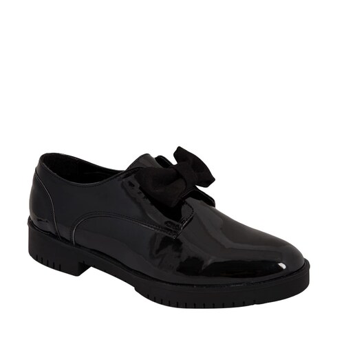 Zapato Escolar Casual Choclo Vi Line Fashion color Negro para Mujer/Niña 1004 179643