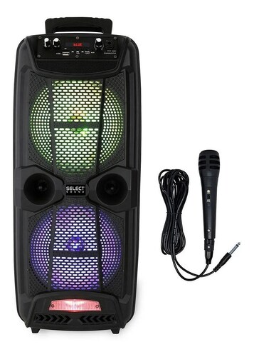 Bocina BT1708 portátil con bluetooth negra