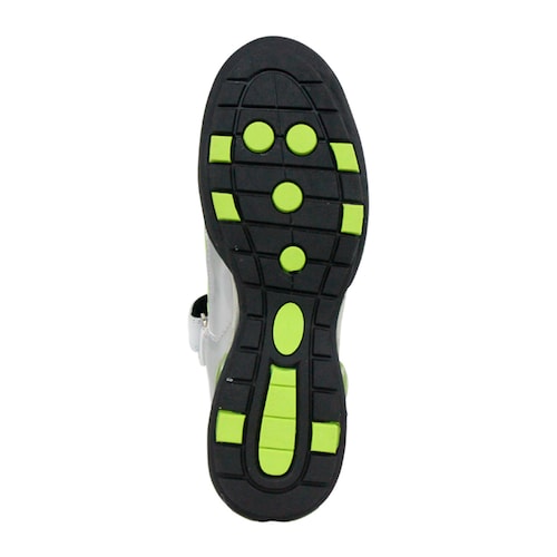 Par de Zapatillas de Halterofilia Fire Sports Levantamiento Pesas Entrenamiento Importadas Verde/Plata