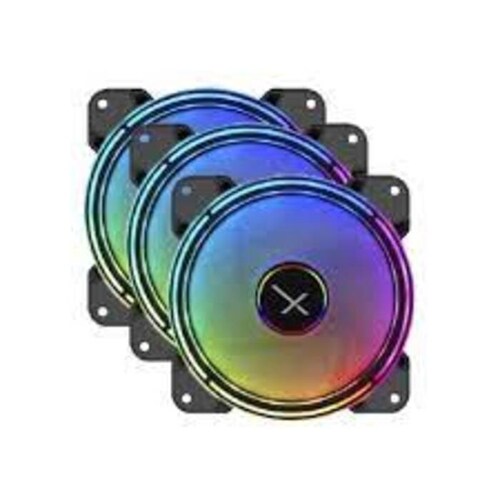 Kit de Ventiladores Xzeal XZVE100B, Negro, Ventilador, 26 db