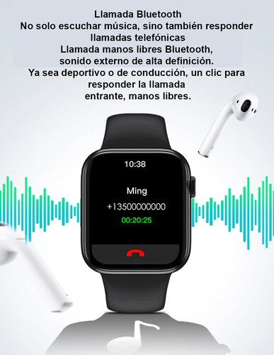 Smart Watch Reloj Inteligente Petukita Box Series 7 Negro