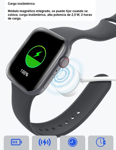 Smart Watch Reloj Inteligente Petukita Box Series 7 Negro