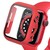 Case para Apple Watch, SET 2 PCS, Carcasa de 44mm / 45mm con Protector de Pantalla Cristal Templado HD