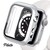 Case para Apple Watch, SET 2 PCS, Carcasa de 44mm / 45mm con Protector de Pantalla Cristal Templado HD