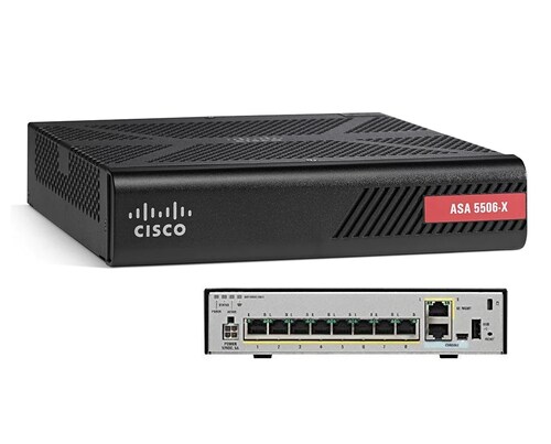 Firewall de seguridad Cisco ASA5506-X, Reacondicionado. Grado A. 
