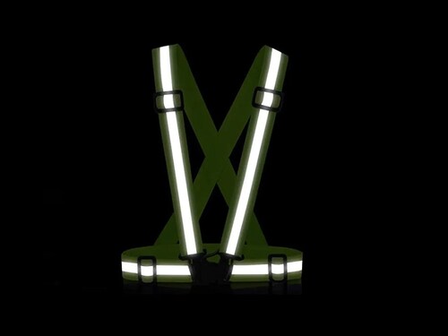 Chaleco Arnes Reflejante Naranja Fluorescente Verde