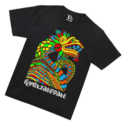 AxoloTee Playera Caballero- Piramide Quetzalcoatl.