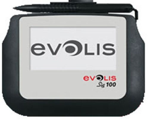 Digitalizador de Firmas Evolis SIG100, USB. Color Negro/Blanco