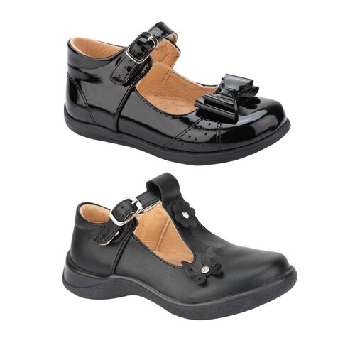 Kit Casual de Zapatos Escolares Choclo Vivis Shoes Kids color Negro para Niña 1062 1053437