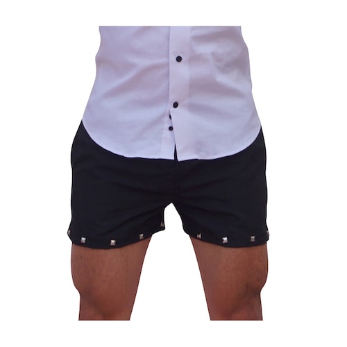 John Leopard Traje De Baño Corto para Hombre - Liso