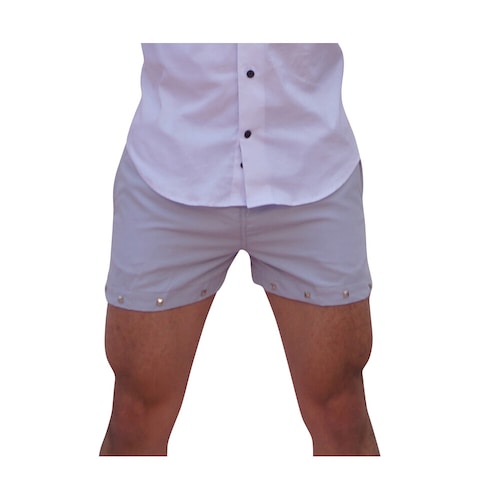 John Leopard Traje De Baño Corto para Hombre - Liso