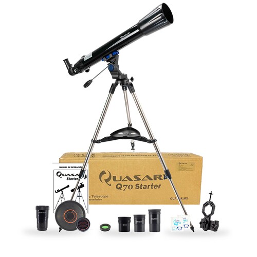 Telescopio Quasar Starter Q70 675x Con Adaptador Smartphone