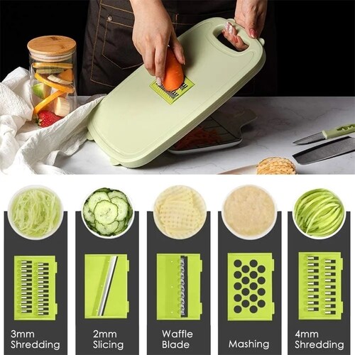 Cortadores Y Ralladores De Cocina Multifuncional 9 En 1