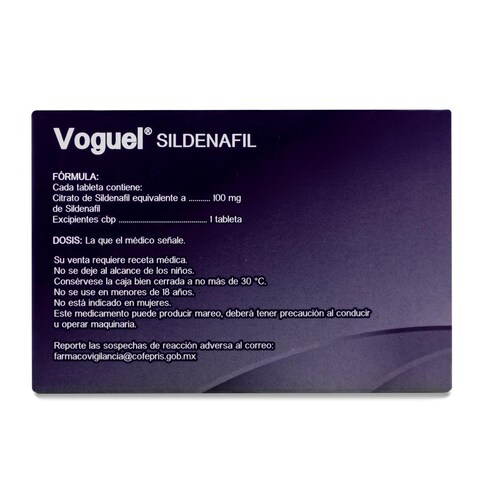 Sildenafil Voguel 1 Tableta 100Mg Maver 