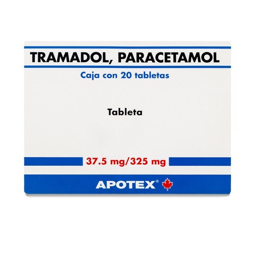 Tramadol, Paracetamol 20Tab 37.5/325 Mg Apotex 