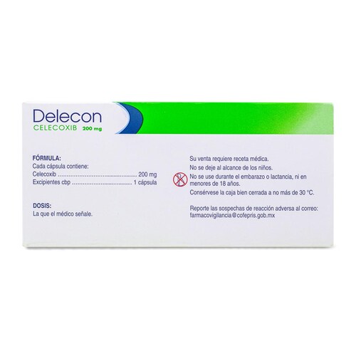 Delecon Celecoxib 10 Caps 200 Mg Maver 