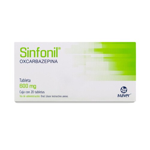 Sinfonil 20Tb 600 Mg Oxcarbazepina Maver 