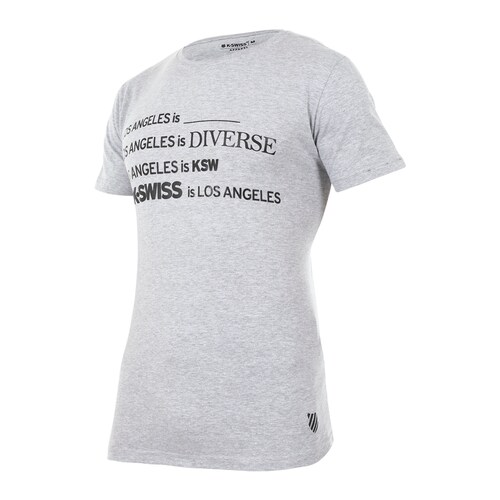 Playera Gris original K-SWISS de Caballero Moda Casual