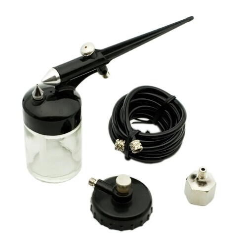 Juego Aerografo De Succión + Accesorios Marca Goni 315