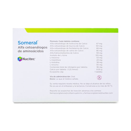 Someral Alfa Cetoanalogos De Aminoacidos 100 Tabs Nucitec 
