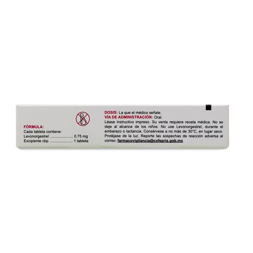 Levonorgestrel (Ultra) C/2 Tabs. 0.75 Mg. Levonorgestrel 