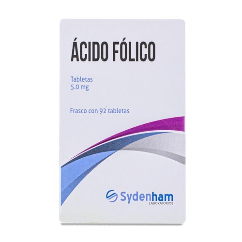 Ácido Fólico (Sydenham) 92 Tabs 5 Mg Syndenham 