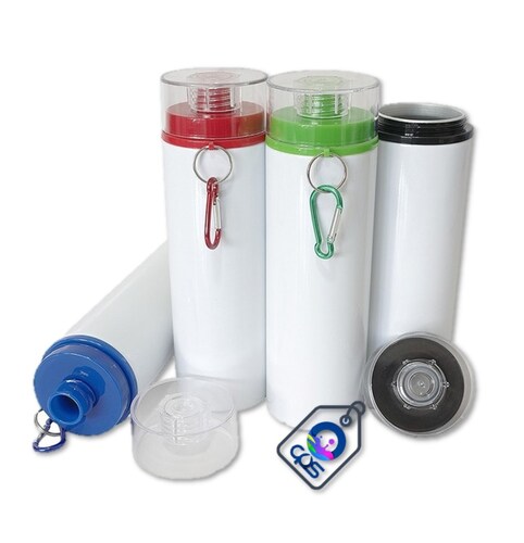 Botella deportiva de 750ML. con tapa removible para sublimar..