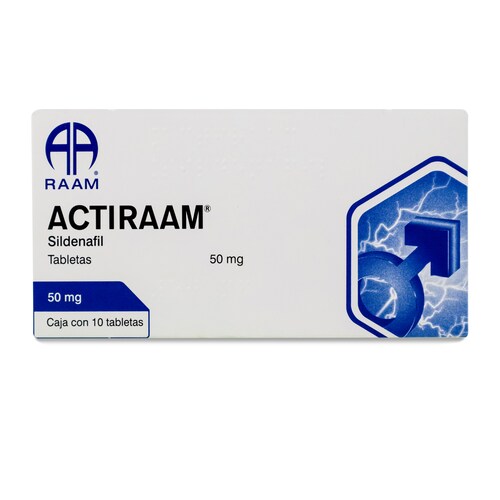 Viagra Generico Actiraam Sildenafil 10 Tabs 50 Mg Raam 
