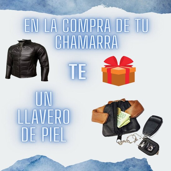 Chamarra de Piel Shalom Con Reflejante Modelo Batman Caballero Incluye de  Regalo un practico lustrador para