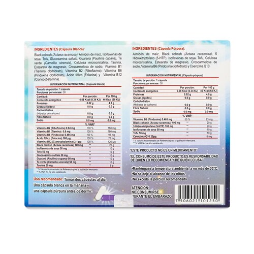 Xtrofex Capsulas De Mezcla Herbal Y Vitaminas 60 Caps 500 Mg Naturech 