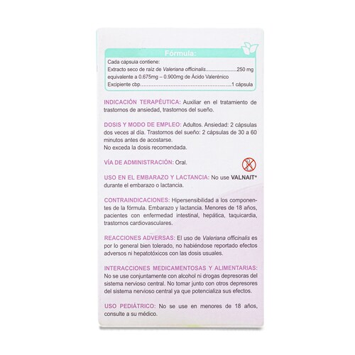 Valnait 30 Caps Valeriana Officinalis Cmd