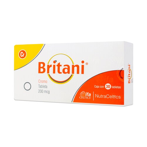 Britani C/30 30 Tabs (Polinicotinato De Cromo) 