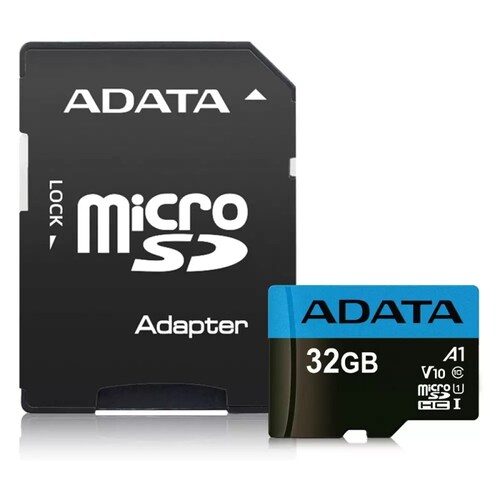 Memoria Micro Sd 32gb Adata Clase 10 100mb/s Con Adaptador Uhs-i