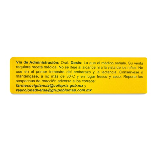 Diurmessel 20 Tabletas 40 Mg Furosemida Biomep 