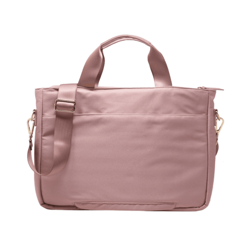 LuckyLy Tote Bolsa para Laptop Mujer hasta 15.6 Pulgadas, Bolso de Mano y Crossbody Ejecutiva Escolar, Modelo Jessy, Rosa
