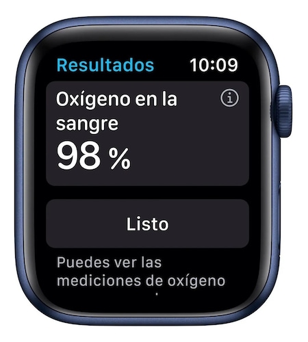 Reloj (Reacondicionado Grado A) Apple Watch Serie 6 44 mm GPS Color Azul.