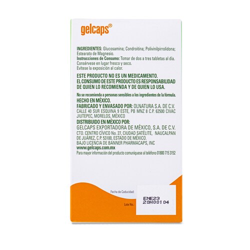 Artiflex Forte 40 Tab Glucosamina Y Condroitina Gelcaps 