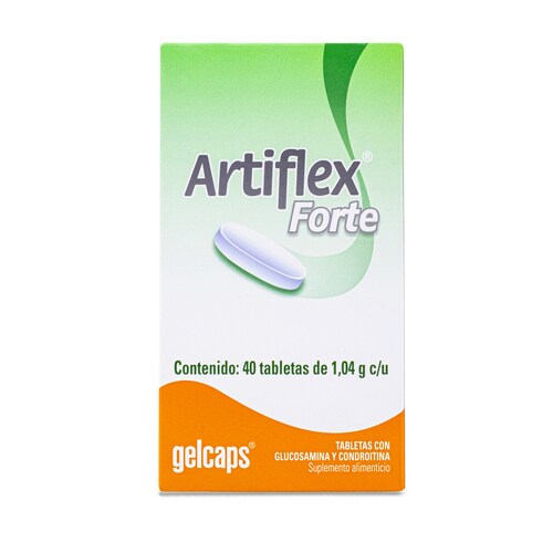 Artiflex Forte 40 Tab Glucosamina Y Condroitina Gelcaps 