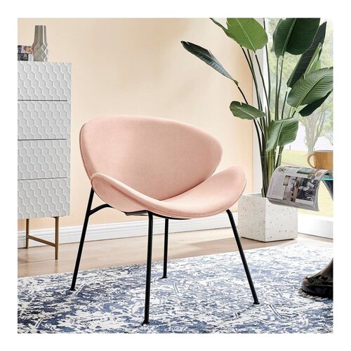 Silla Visita Ovalada Rosa
