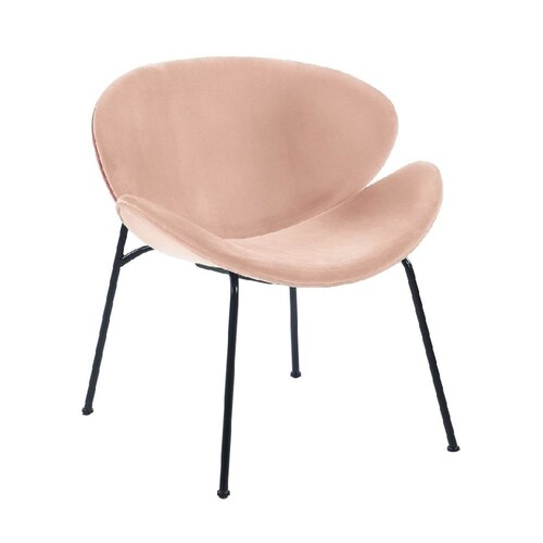 Silla Visita Ovalada Rosa