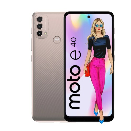 Celular Motorola Moto E40 64GB Ram 4Gb- Rosa