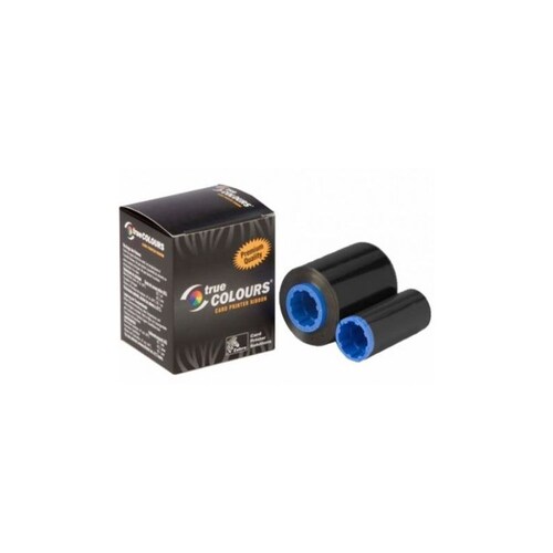 Cinta Zebra Ribbon True Colors C Series, Negro, 1000 Impresiones