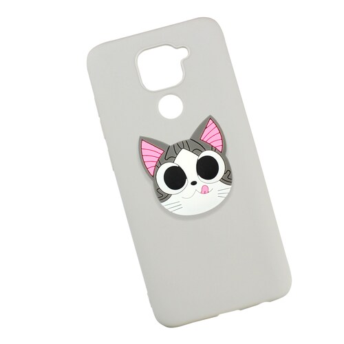 Funda Case Triche para XIAOMI Redmi NOTE 9 Diseño Gato Michi SO Color Gris