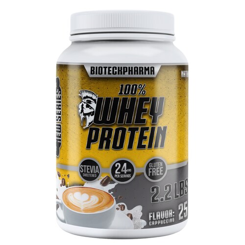 BIOTECKPHARMA| 100% Whey Protein Sabor Capuccino 2.20 lbs | 1000 grs.	